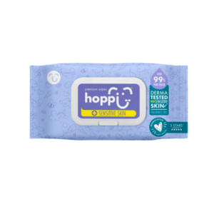 Влажные салфетки детские Sensitive Skin Hoppi 80 шт