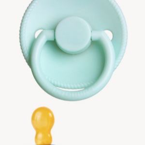 Пустышка Paomma с соской из натурального латекса, S (0-6 мес), Milk mint