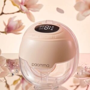 Молокоотсос бионический Paomma,свободные руки.Almond/Grey