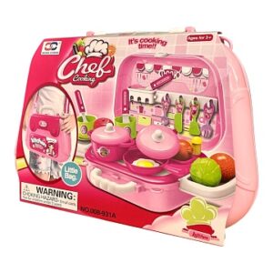 Игровой набор "Кухня" 2в1,24 предмета,в чемоданчике