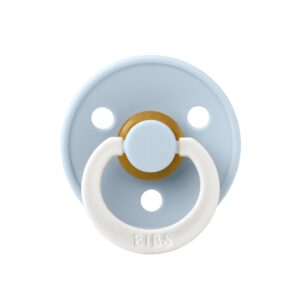 Пустышка латексная ночная BIBS Colour Glow - Baby Blue, 18+ мес.